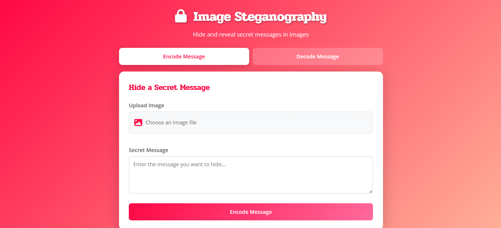 Steganography Desktop